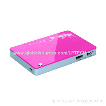 5,000mAh Emergency Mobile Phone Power Chargers with LED Indicator